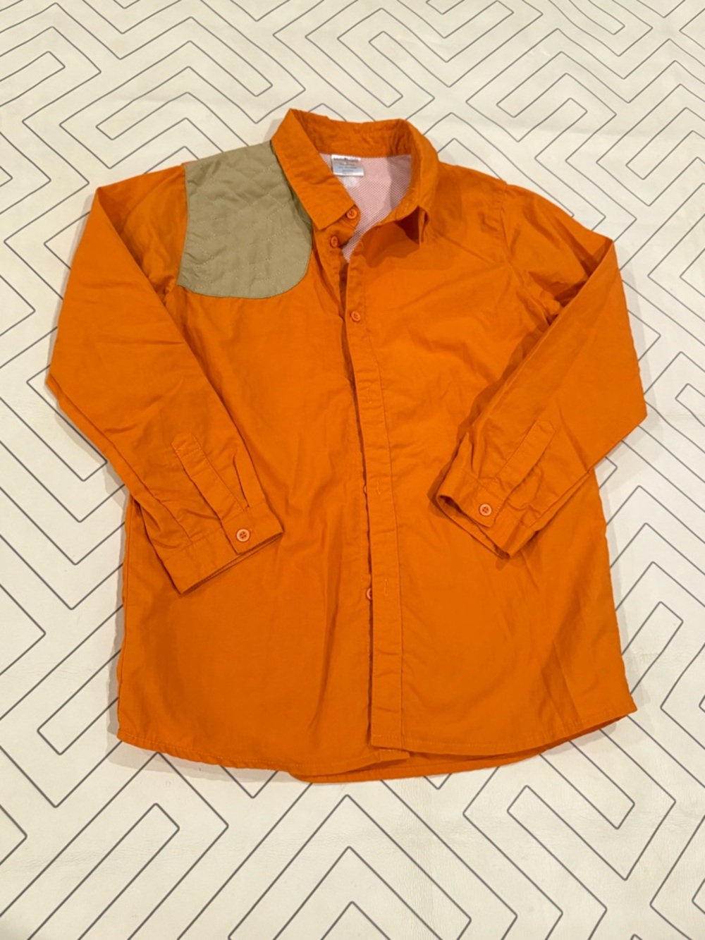 Blue Quail Burnt Orange Ranch Button Down